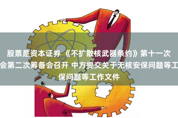 股票是资本证券 《不扩散核武器条约》第十一次审议大会第二次筹备会召开 中方提交关于无核安保问题等工作文件