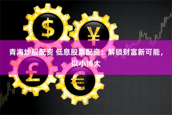 青海炒股配资 低息股票配资：解锁财富新可能，以小博大